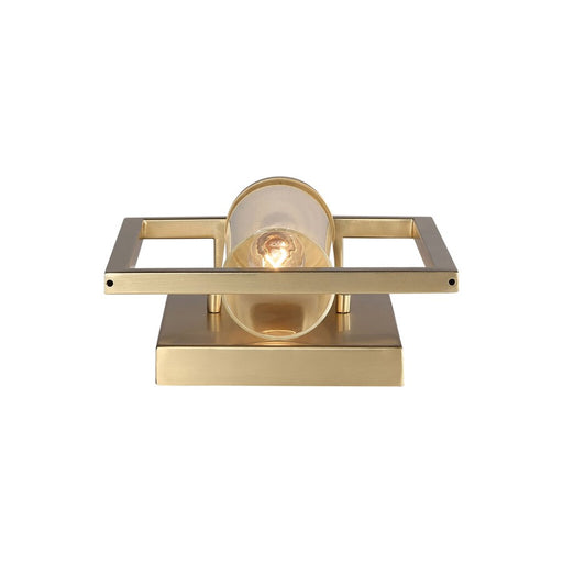 Golden Marco 1-Lt Wall Sconce, Brushed Champagne Bronze/Clear Glass