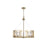 Golden Marco 5-Lt Chandelier, Brushed Champagne Bronze/Clear Glass - 6068-5BCB