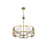 Golden Marco 5-Lt Chandelier, Brushed Champagne Bronze/Clear Glass