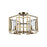 Golden Marco 4-Lt Flush Mount, Brushed Champagne Bronze/Clear Glass