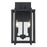 Golden Lighting Tribeca 2 Light Outdoor Sconce, Black(UV)/Clear
