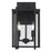 Golden Lighting Tribeca 2 Light Outdoor Sconce, Black(UV)/Clear