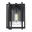 Golden Lighting Tribeca 1 Light Outdoor Sconce, Black(UV)/Clear