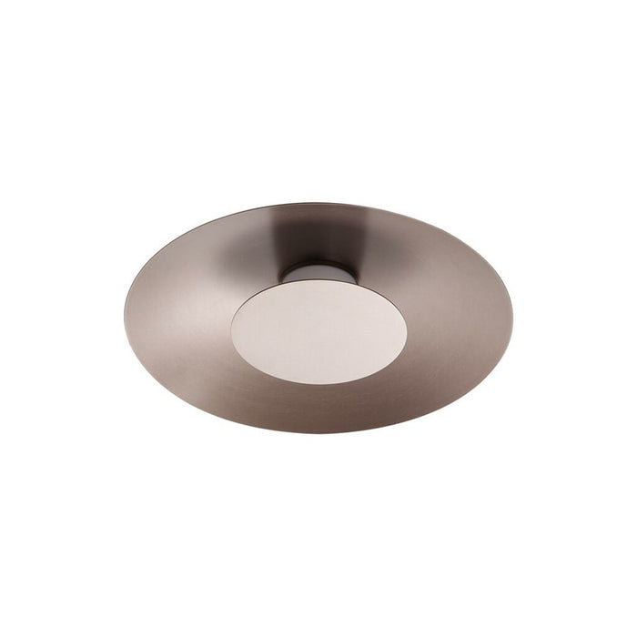 Golden Luma 12" LED Flush Mount, Coffee Silver/Coffee Silver