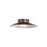 Golden Luma 12" LED Flush Mount, Coffee Silver/Coffee Silver