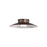 Golden Luma 12" LED Flush Mount, Coffee Silver/Graphite