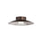 Golden Luma 12" LED Flush Mount, Coffee Silver/Sand Nickel