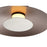 Golden Luma 12" LED Flush Mount, Coffee Silver/Sand Nickel