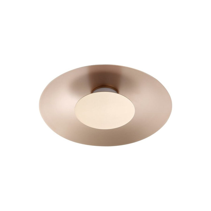 Golden Luma 12" LED Flush Mount, French Gold/French Gold