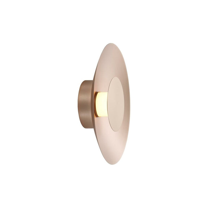 Golden Luma 12" LED Flush Mount, French Gold/French Gold