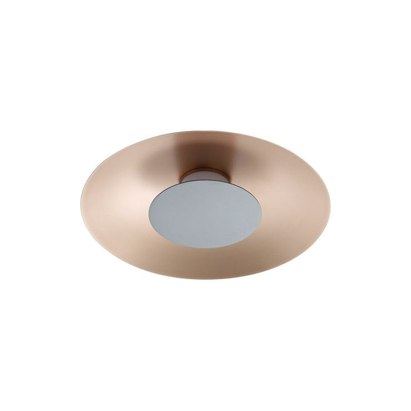 Golden Luma 12" LED Flush Mount, French Gold/Graphite