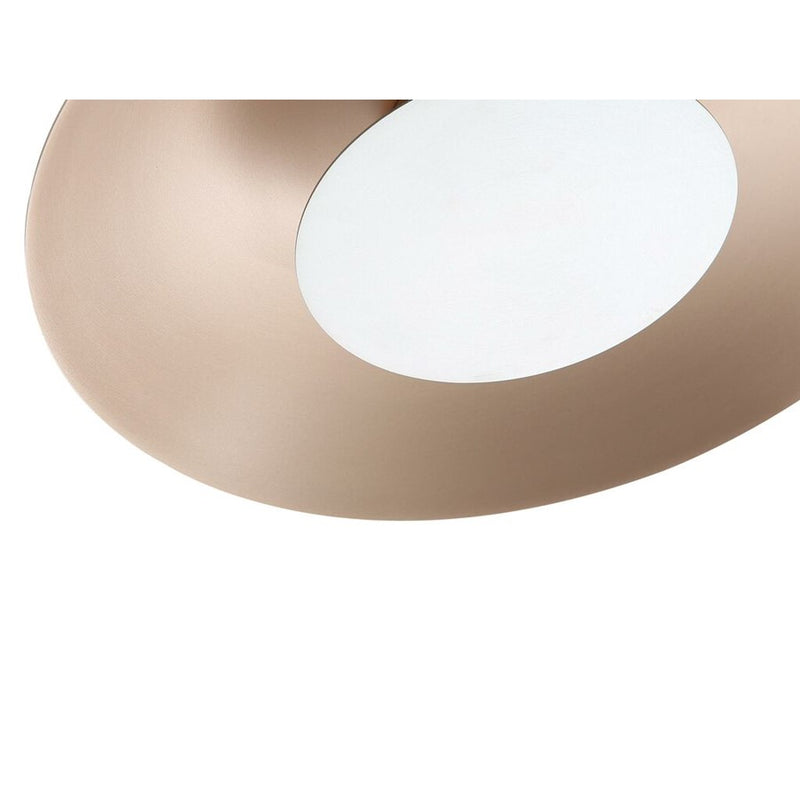 Golden Luma 12" LED Flush Mount, French Gold/Sand Nickel