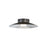 Golden Luma 12" LED Flush Mount, Graphite/Coffee Silver