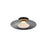 Golden Luma 12" LED Flush Mount, Graphite/French Gold
