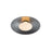 Golden Luma 12" LED Flush Mount, Graphite/French Gold