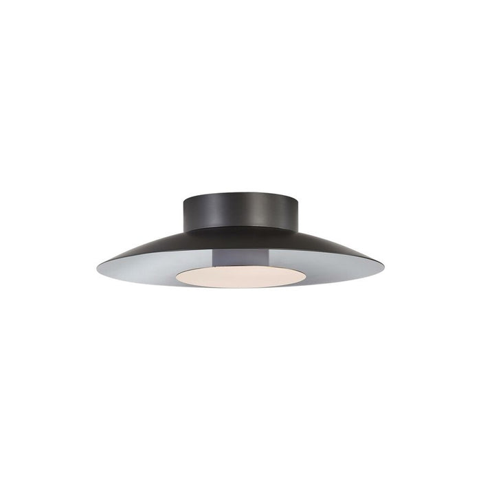 Golden Luma 12" LED Flush Mount, Graphite/French Gold