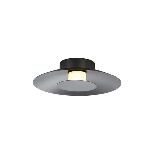 Golden Lighting Luma 12" LED Flush Mount, Graphite/Graphite