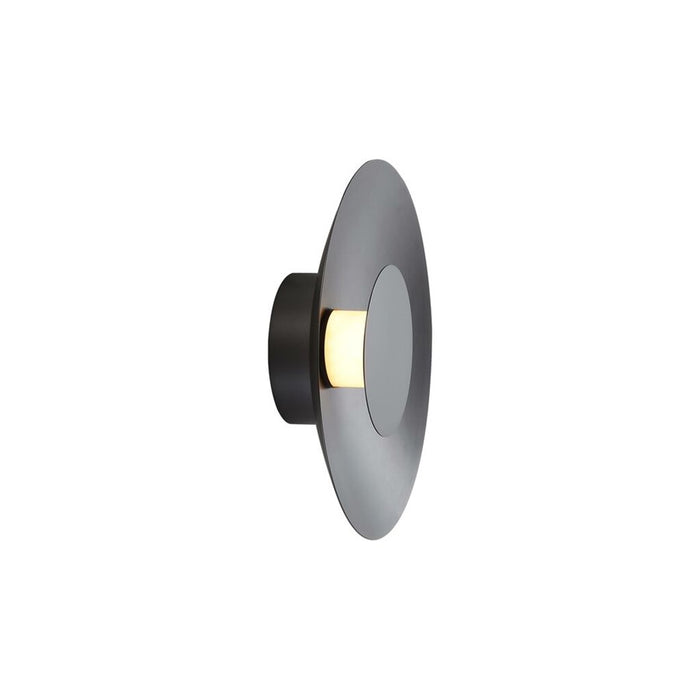 Golden Lighting Luma 12" LED Flush Mount, Graphite/Graphite