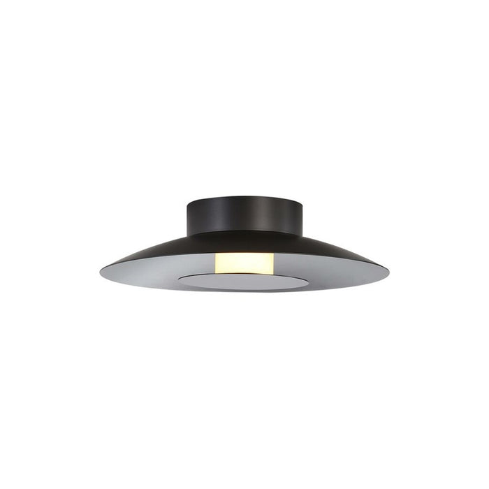 Golden Lighting Luma 12" LED Flush Mount, Graphite/Graphite