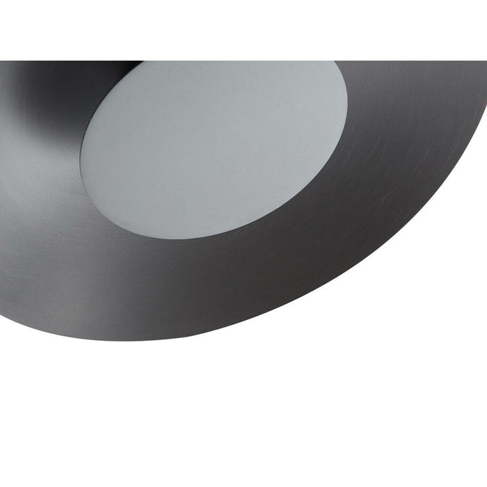 Golden Lighting Luma 12" LED Flush Mount, Graphite/Graphite