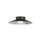 Golden Luma 12" LED Flush Mount, Graphite/Sand Nickel