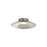 Golden Luma 12" LED Flush Mount, Sand Nickel/Coffee Silver