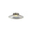 Golden Luma 12" LED Flush Mount, Sand Nickel/Graphite