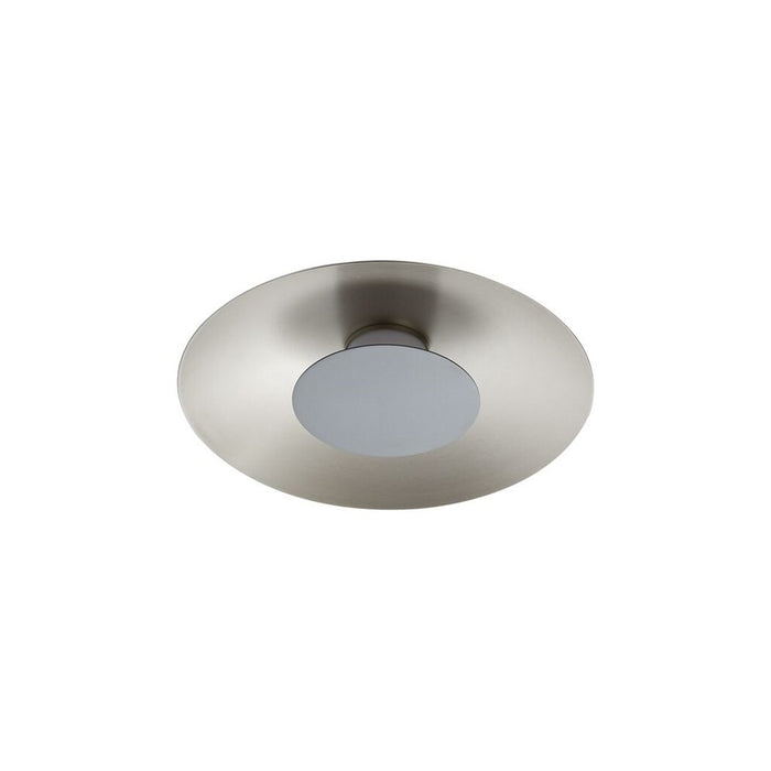 Golden Luma 12" LED Flush Mount, Sand Nickel/Graphite