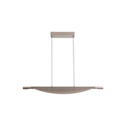 Golden Luma 42" LED Linear Pendant, Coffee Silver/Coffee Silver - 6400-LP42CS