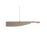 Golden Luma 42" LED Linear Pendant, Coffee Silver/Coffee Silver