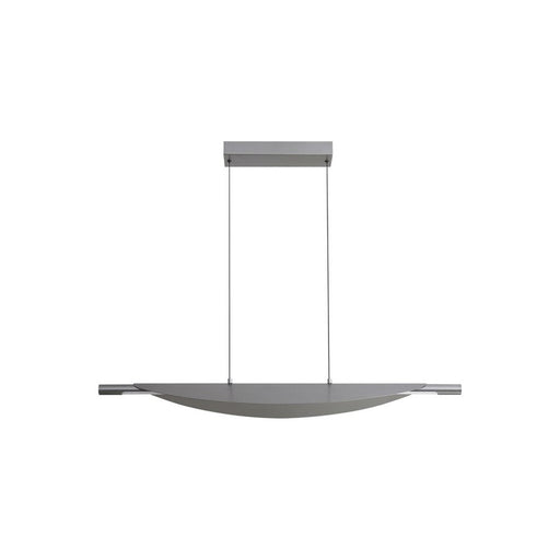Golden Lighting Luma 42" LED Linear Pendant, Graphite/Graphite - 6400-LP42GRA