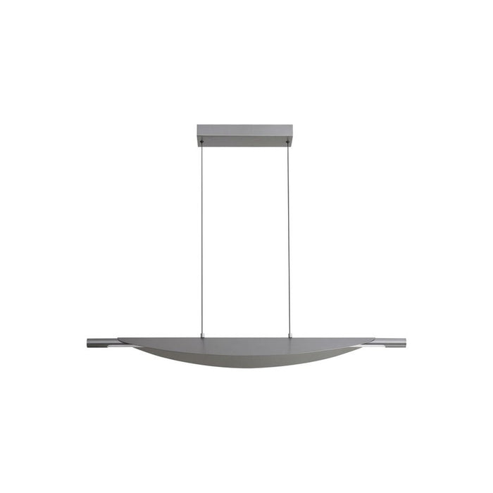 Golden Lighting Luma 42" LED Linear Pendant, Graphite/Graphite - 6400-LP42GRA