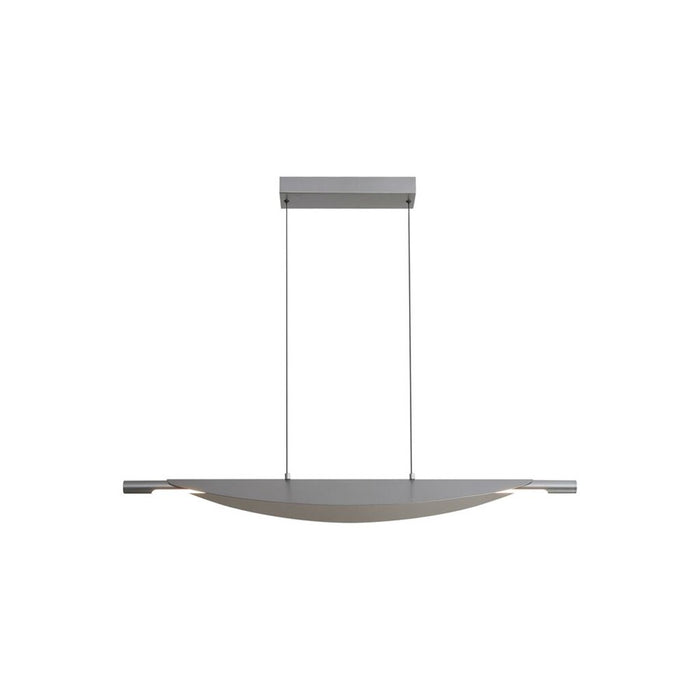 Golden Lighting Luma 42" LED Linear Pendant, Graphite/Graphite