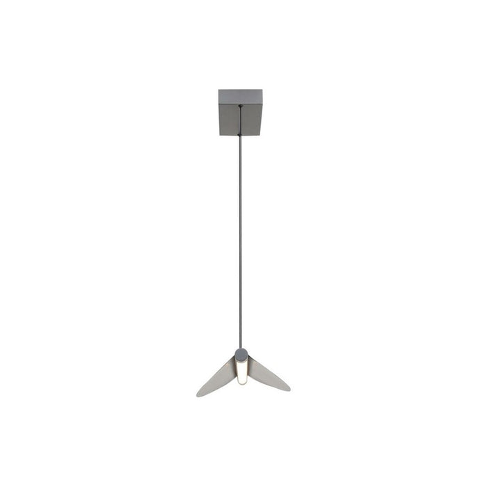 Golden Lighting Luma 42" LED Linear Pendant, Graphite/Graphite