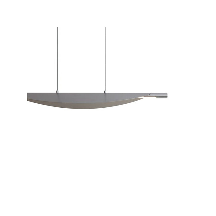 Golden Lighting Luma 42" LED Linear Pendant, Graphite/Graphite