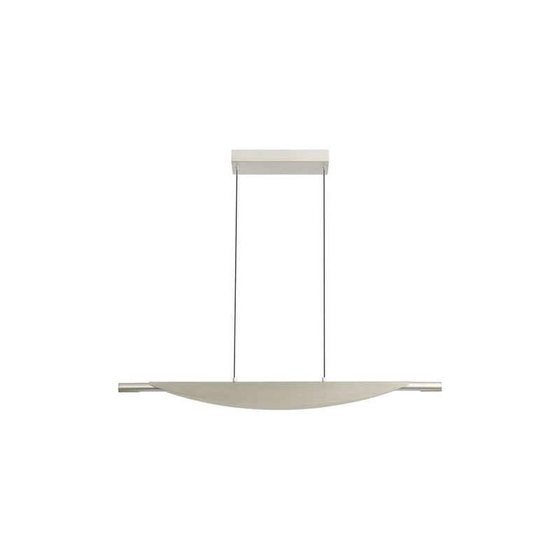 Golden Luma 42" LED Linear Pendant, Sand Nickel/Sand Nickel - 6400-LP42SAN