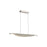 Golden Luma 42" LED Linear Pendant, Sand Nickel/Sand Nickel