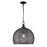 Golden Lighting Calypso Medium Pendant, Matte Black