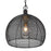 Golden Lighting Calypso Medium Pendant, Matte Black