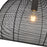 Golden Lighting Calypso Medium Pendant, Matte Black