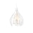 Golden Lighting Cay 3-Light Pendant, Matte White/No Shade - 6930-3PWHT