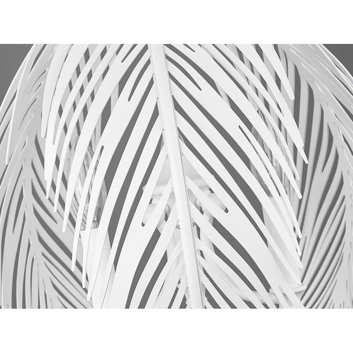 Golden Lighting Cay 3-Light Pendant, Matte White/No Shade