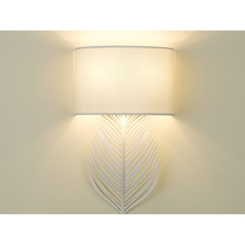 Golden Cay 2-Light Wall Sconce, Matte White/Modern White