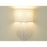 Golden Cay 2-Light Wall Sconce, Matte White/Modern White