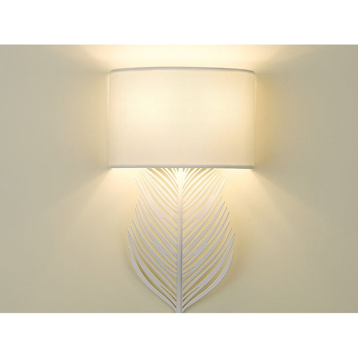 Golden Cay 2-Light Wall Sconce, Matte White/Modern White