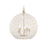 Golden Florence 5-Lt Pendant, Champagne Bronze/White Raphia Rope
