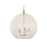 Golden Florence 5-Lt Pendant, Champagne Bronze/White Raphia Rope