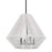 Golden Lighting Valentina 4 Light Pendant, Matte Black