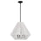 Golden Lighting Valentina 4 Light Pendant, Matte Black