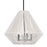 Golden Lighting Valentina 4 Light Pendant, Matte Black